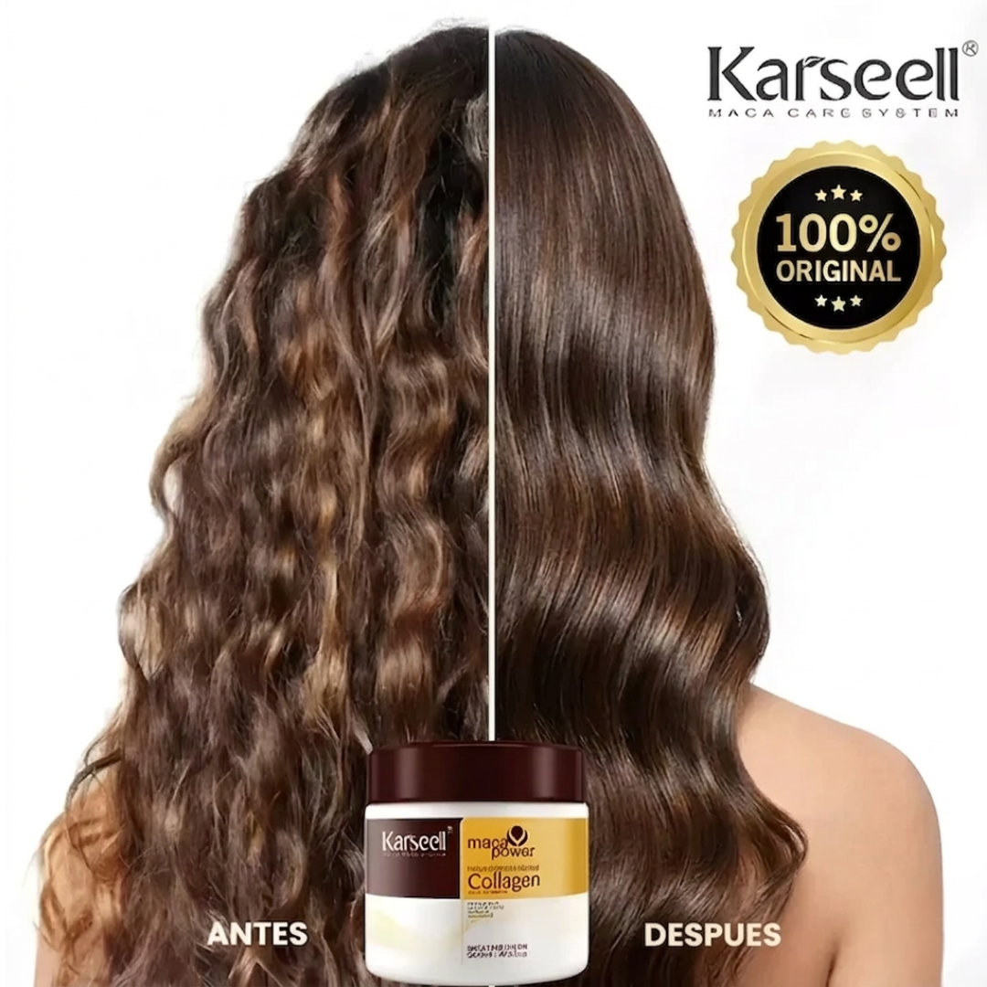 Mascarilla Capilar de Colágeno para Hidratación Profunda y Control del Frizz | Mascarilla para Cabello Seco