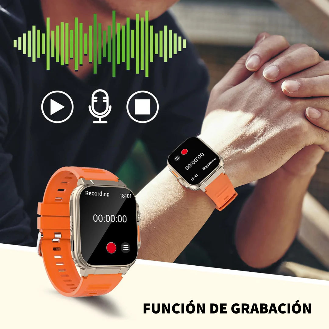 Smartwatch Ultra Pro con 2 correas ( negro + blanco )