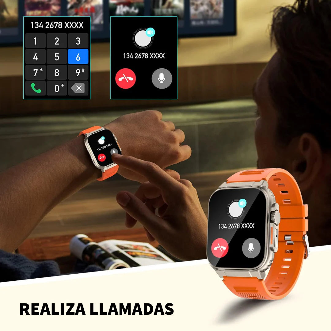 Smartwatch Ultra Pro con 2 correas ( negro + blanco )
