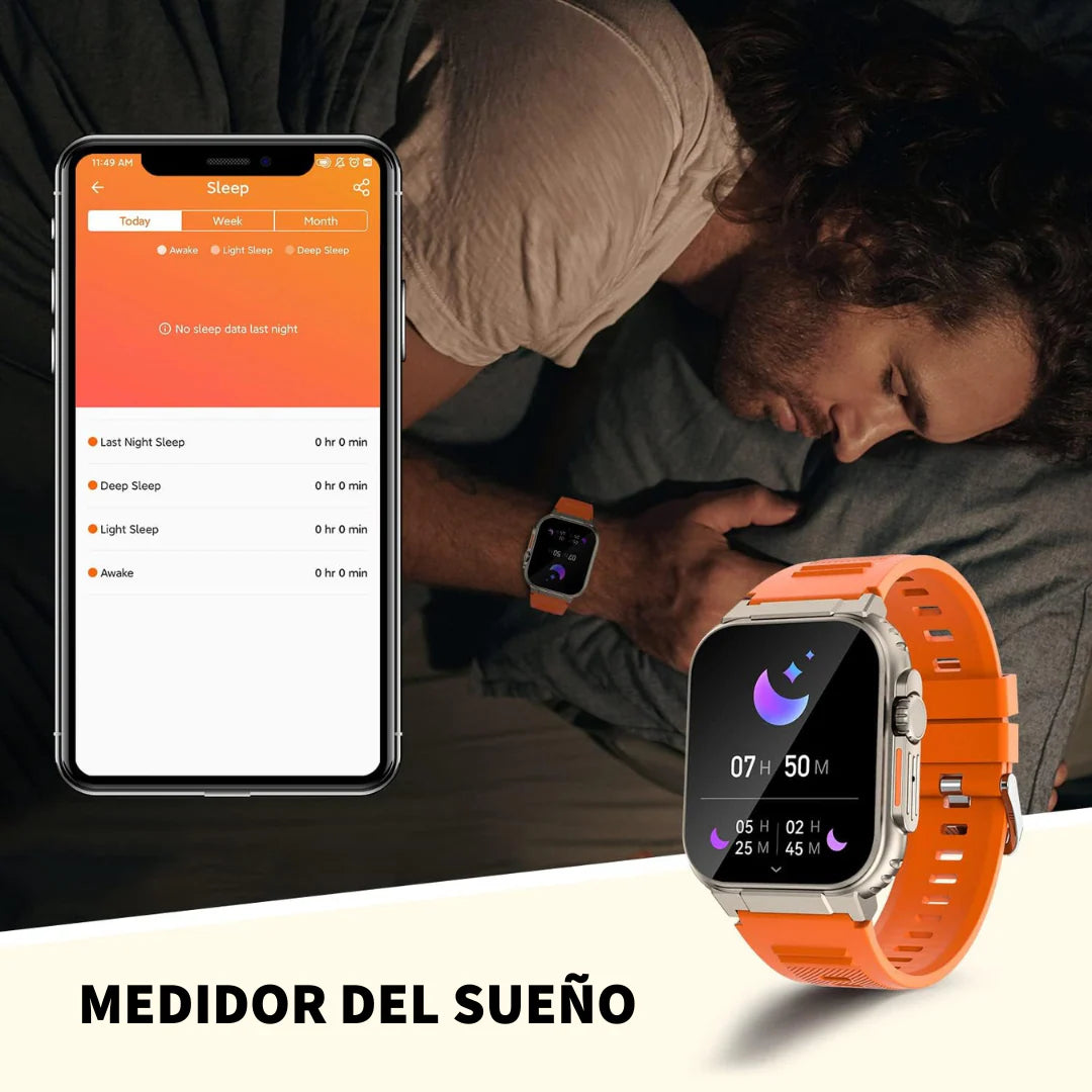 Smartwatch Ultra Pro con 2 correas ( negro + blanco )