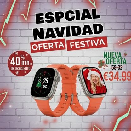 Smartwatch Ultra Pro con 2 correas ( negro + blanco )