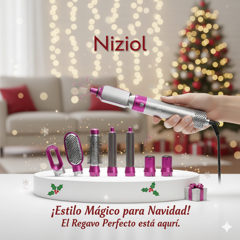 Cepillo Secador Eléctrico 5 en 1