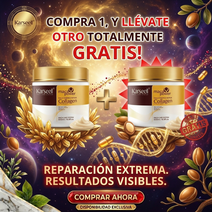Mascarilla Capilar de Colágeno para Hidratación Profunda y Control del Frizz | Mascarilla para Cabello Seco