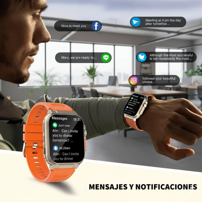 Smartwatch Ultra Pro con 2 correas ( negro + blanco )